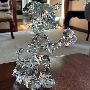 Disney Pinocchio Jiminy Cricket Crystal Figurine